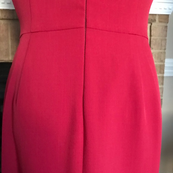 NWT ADRIANNA PAPELL RED SHEATH SEQUINED DRESS Size 10 - Picture 12 of 17